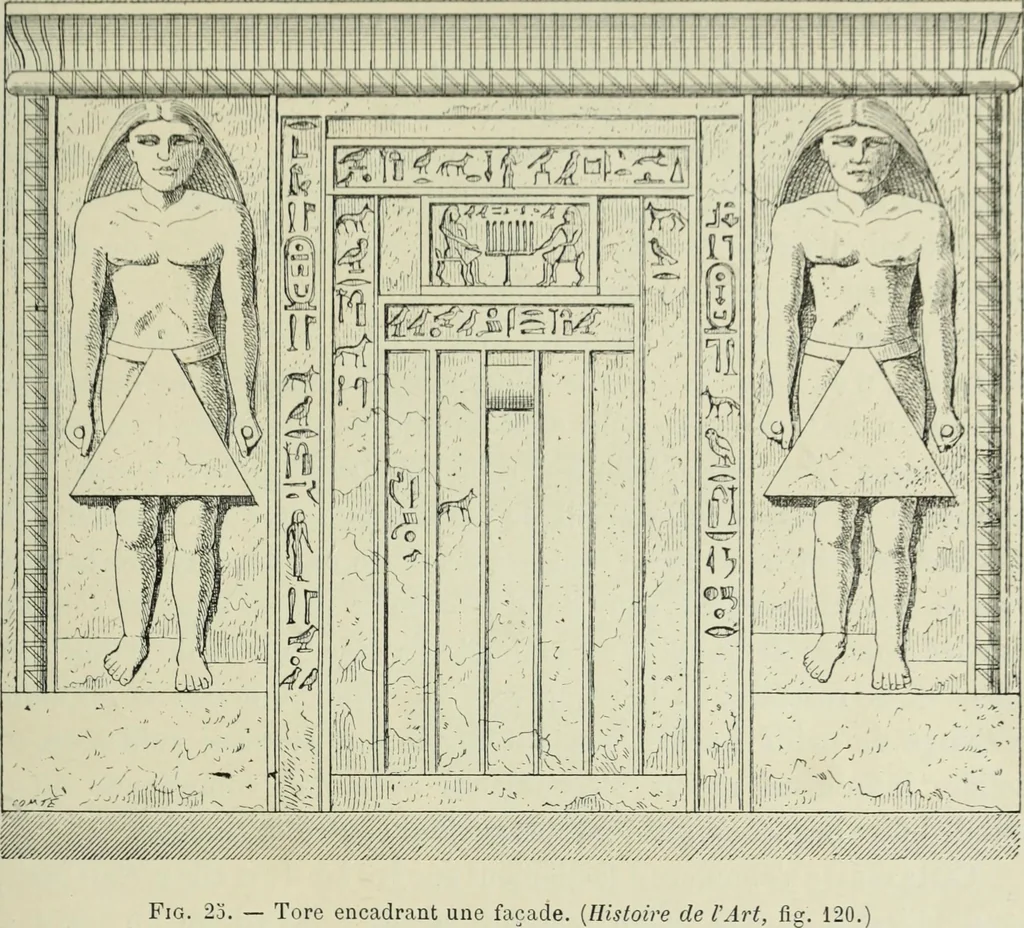 An illustration from Histoire de l'ordre lotiforme; étude d'archéologie égyptienne, 1897, leaf 63