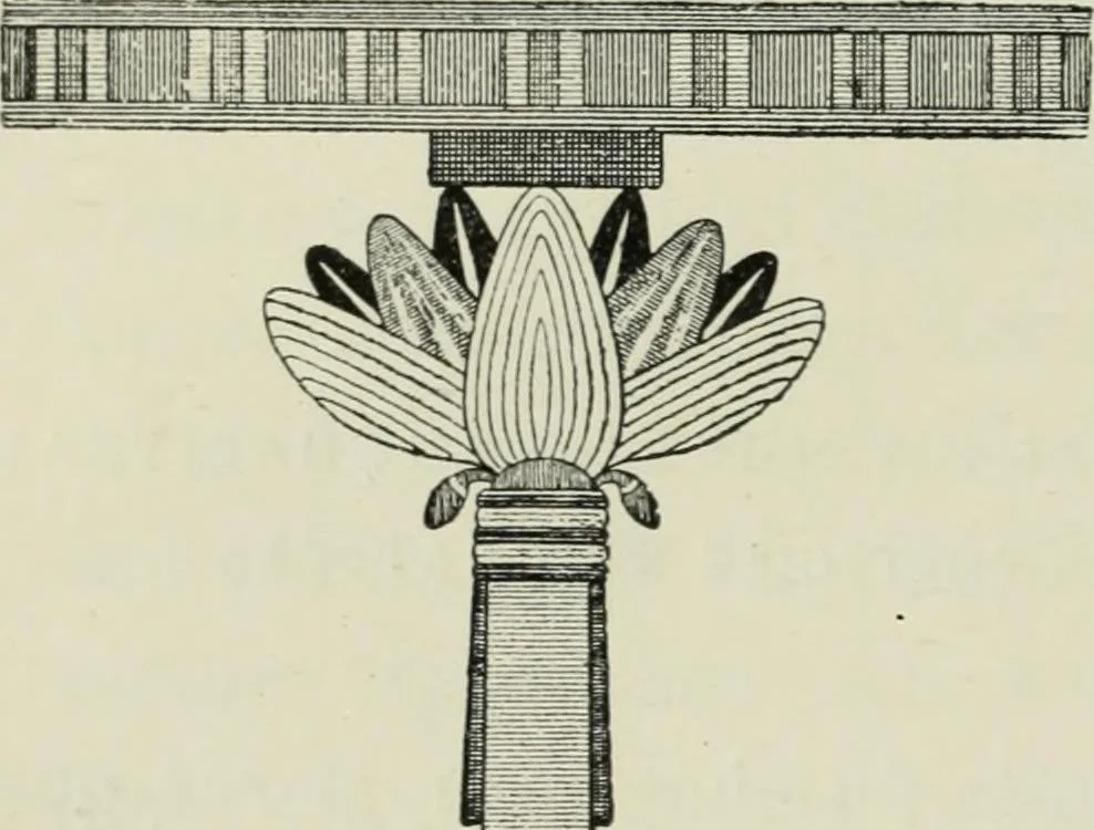 An illustration from Histoire de l'ordre lotiforme; étude d'archéologie égyptienne, 1897, leaf 68