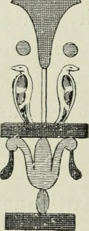 An illustration from Histoire de l'ordre lotiforme; étude d'archéologie égyptienne, 1897, leaf 78