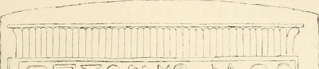 An illustration from Histoire de l'ordre lotiforme: étude d'archélogie égyptienne, 1897, leaf 136