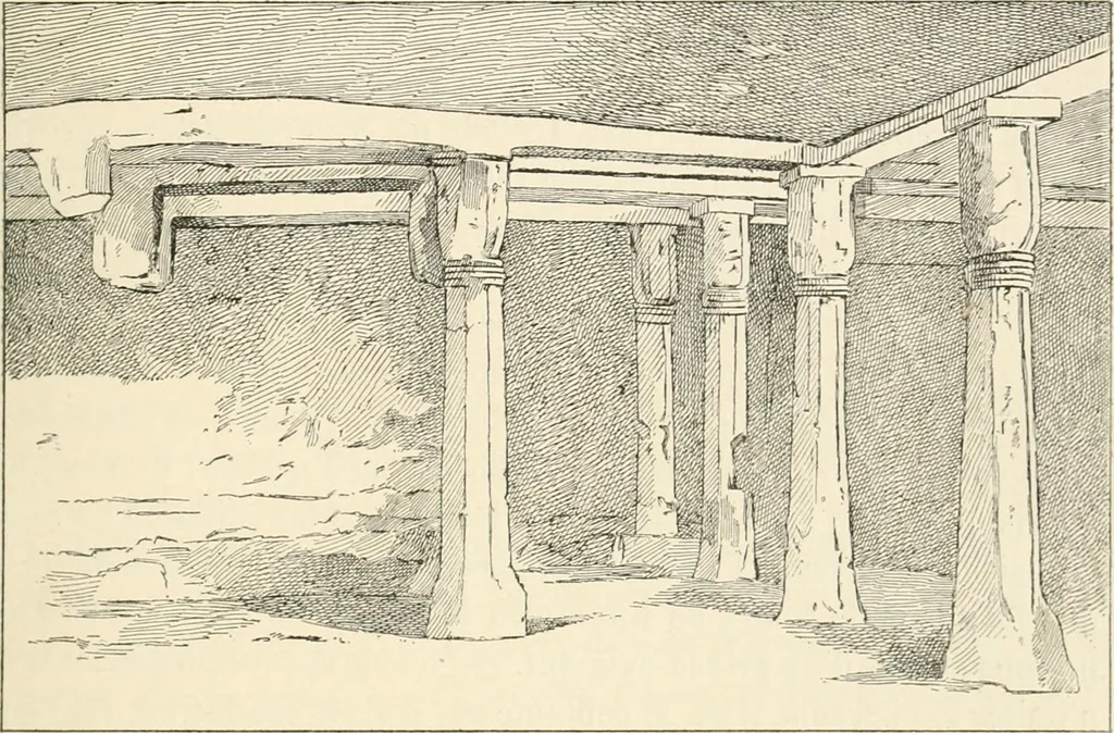 An illustration from Histoire de l'ordre lotiforme: étude d'archélogie égyptienne, 1897, leaf 148