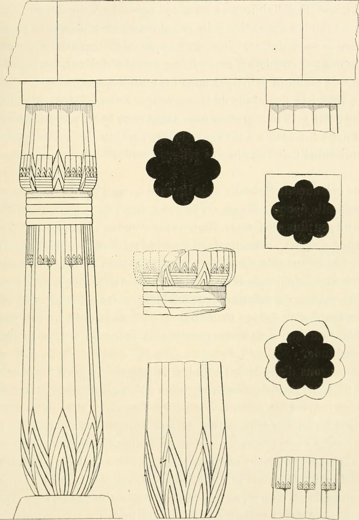 An illustration from Histoire de l'ordre lotiforme: étude d'archélogie égyptienne, 1897, leaf 164