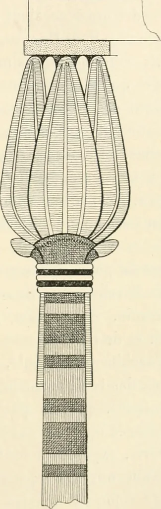 An illustration from Histoire de l'ordre lotiforme: étude d'archélogie égyptienne, 1897, leaf 178