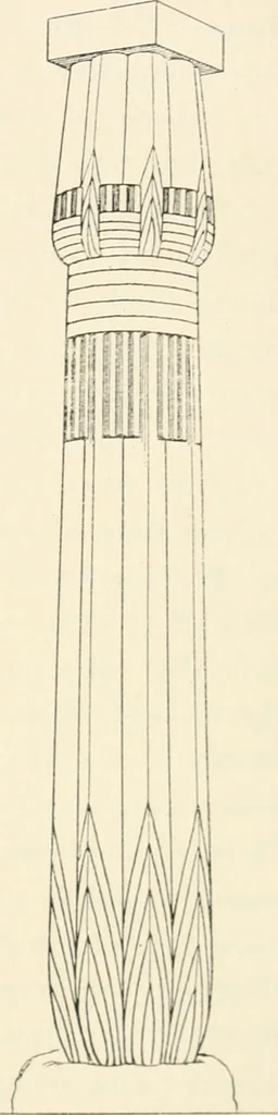 An illustration from Histoire de l'ordre lotiforme: étude d'archélogie égyptienne, 1897, leaf 204