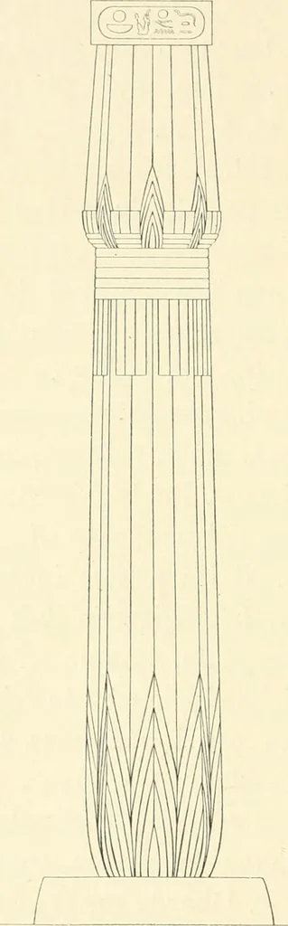 An illustration from Histoire de l'ordre lotiforme: étude d'archélogie égyptienne, 1897, leaf 235