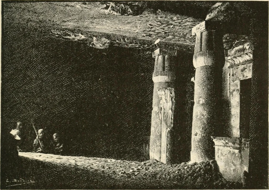 An illustration from Histoire de l'ordre lotiforme: étude d'archélogie égyptienne, 1897, leaf 242