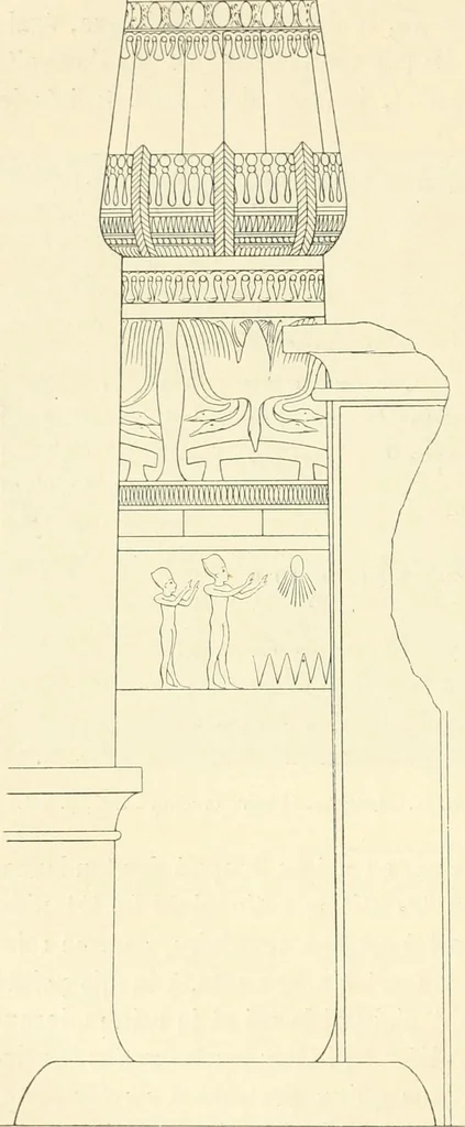 An illustration from Histoire de l'ordre lotiforme: étude d'archélogie égyptienne, 1897, leaf 243