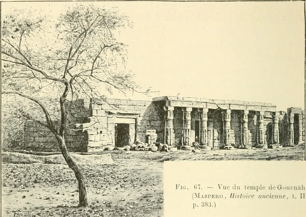 An illustration from Histoire de l'ordre lotiforme: étude d'archélogie égyptienne, 1897, leaf 263