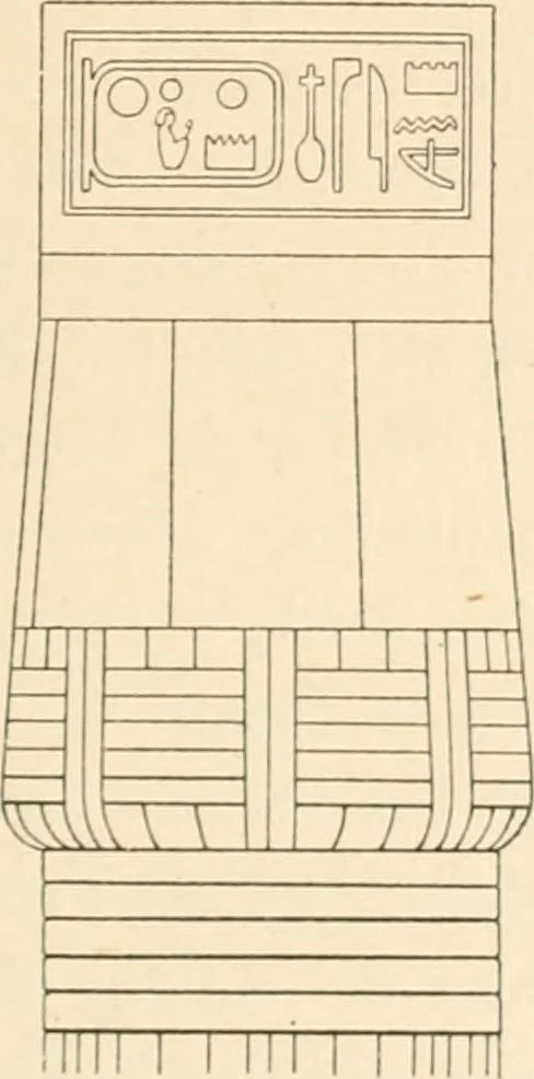 An illustration from Histoire de l'ordre lotiforme: étude d'archélogie égyptienne, 1897, leaf 266