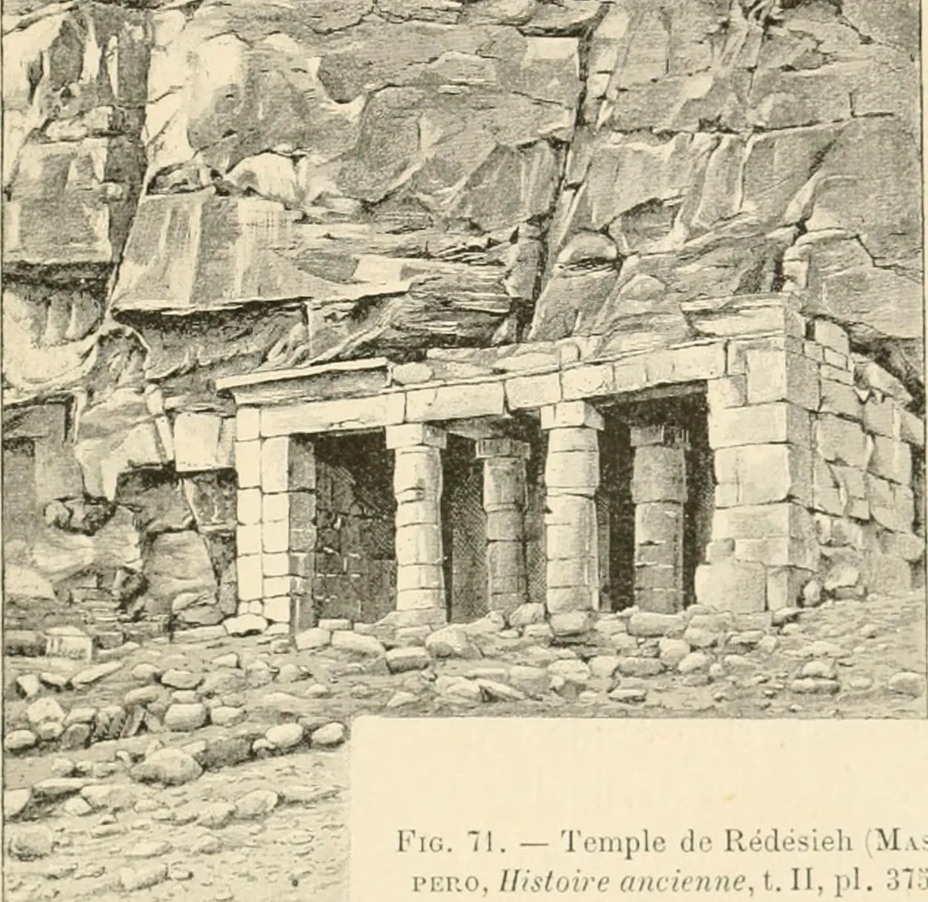 An illustration from Histoire de l'ordre lotiforme: étude d'archélogie égyptienne, 1897, leaf 270