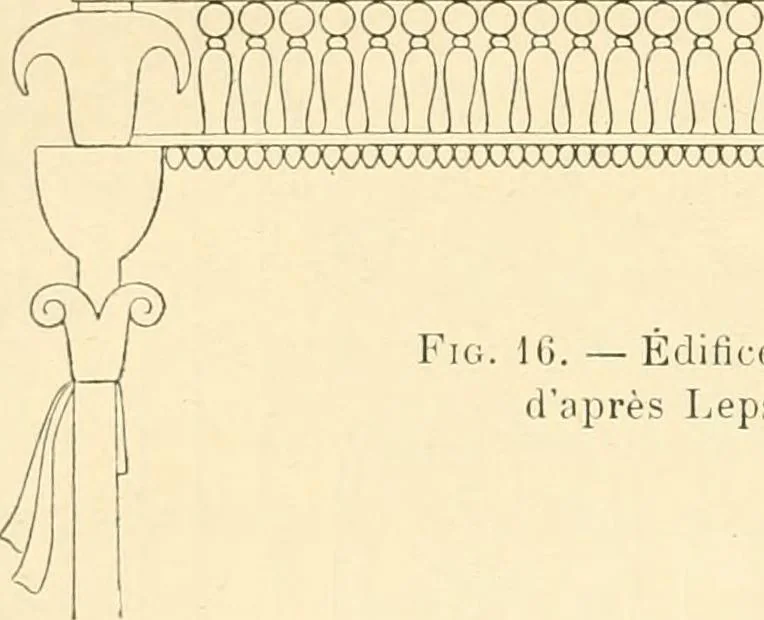 An illustration from Histoire de l'ordre lotiforme: étude d'archélogie égyptienne, 1897, leaf 43