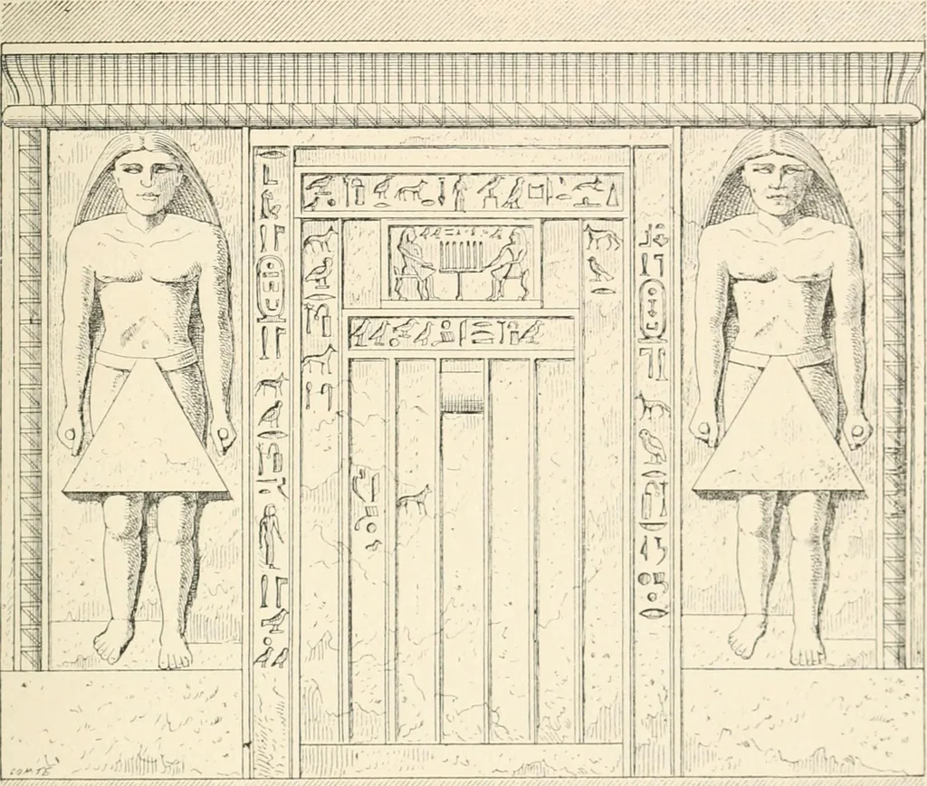 An illustration from Histoire de l'ordre lotiforme: étude d'archélogie égyptienne, 1897, leaf 66