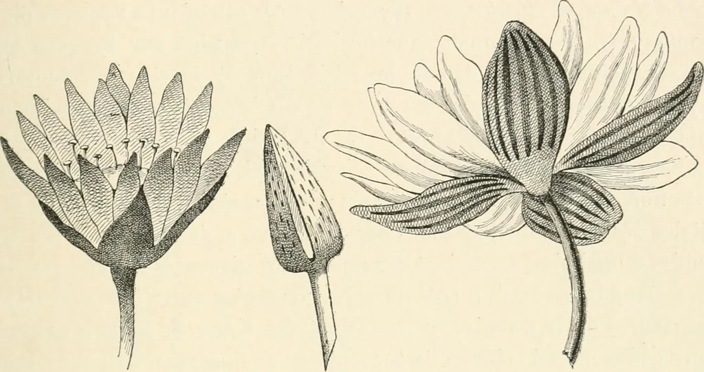 An illustration from Histoire de l'ordre lotiforme: étude d'archélogie égyptienne, 1897, leaf 98