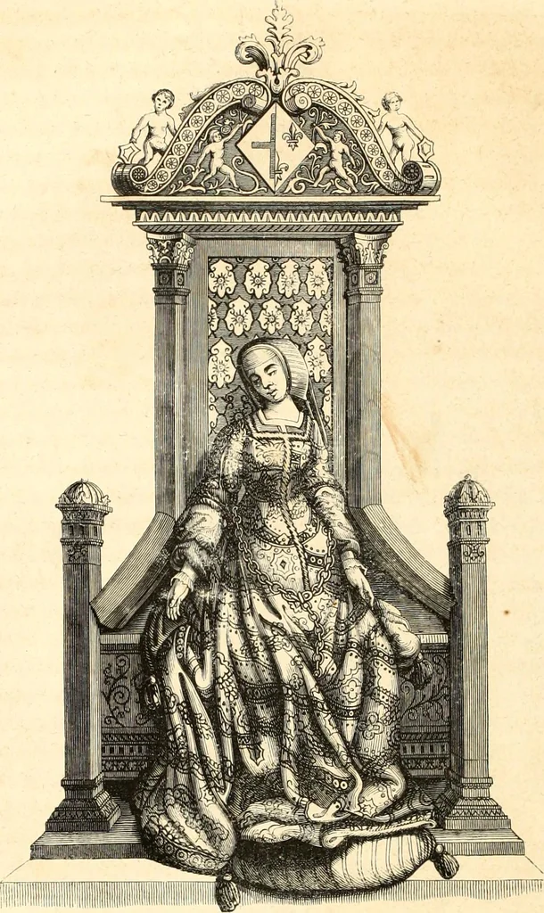 An illustration from Histoire de l'orfévrerie-joaillerie et des anciennes communautés et confréries d'orfévres-joailliers de la France et de la Belgique, 1850, leaf 127