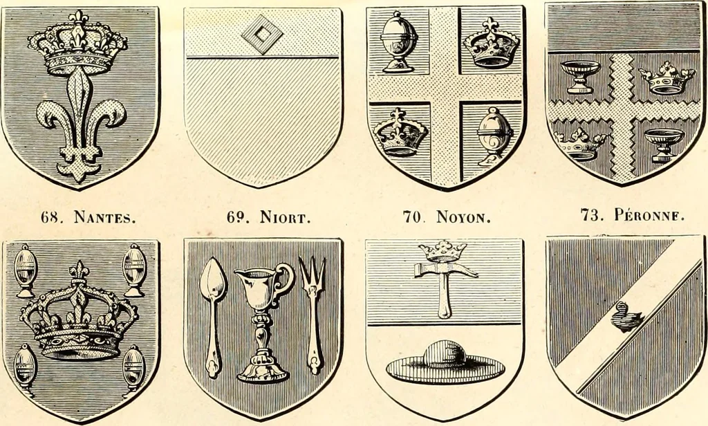 An illustration from Histoire de l'orfévrerie-joaillerie et des anciennes communautés et confréries d'orfévres-joailliers de la France et de la Belgique, 1850, leaf 220