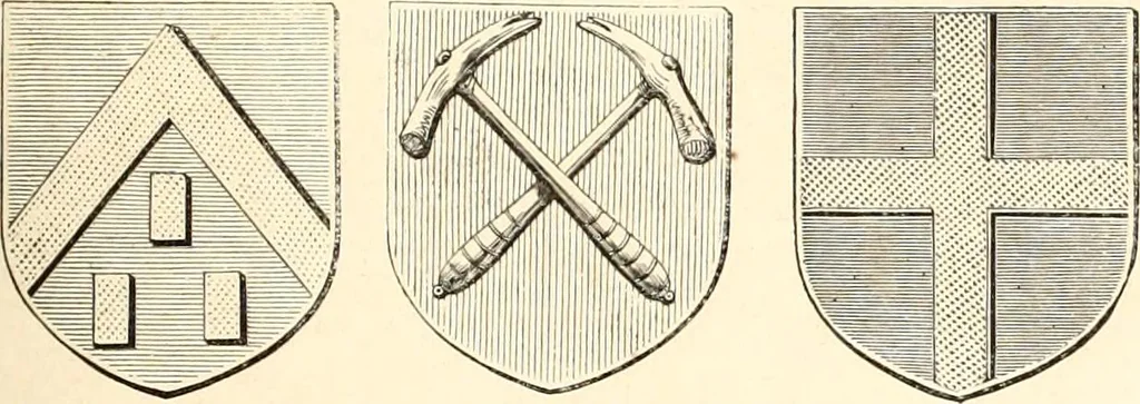 An illustration from Histoire de l'orfévrerie-joaillerie et des anciennes communautés et confréries d'orfévres-joailliers de la France et de la Belgique, 1850, leaf 222