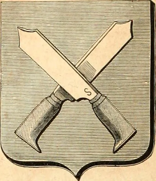 An illustration from Histoire de l'orfévrerie-joaillerie et des anciennes communautés et confréries d'orfévres-joailliers de la France et de la Belgique, 1850, leaf 327