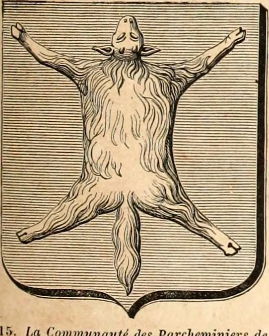 An illustration from Histoire de l'orfévrerie-joaillerie et des anciennes communautés et confréries d'orfévres-joailliers de la France et de la Belgique, 1850, leaf 328