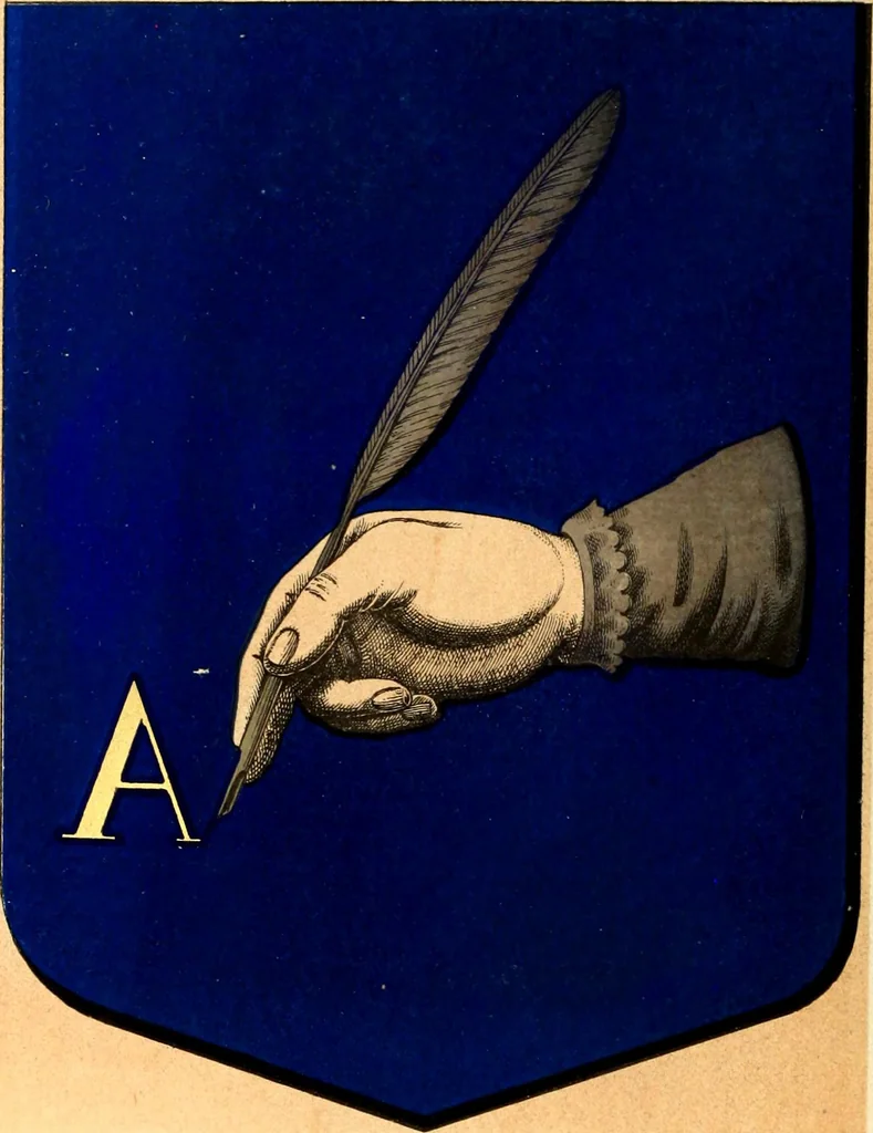An illustration from Histoire de l'orfévrerie-joaillerie et des anciennes communautés et confréries d'orfévres-joailliers de la France et de la Belgique, 1850, leaf 343