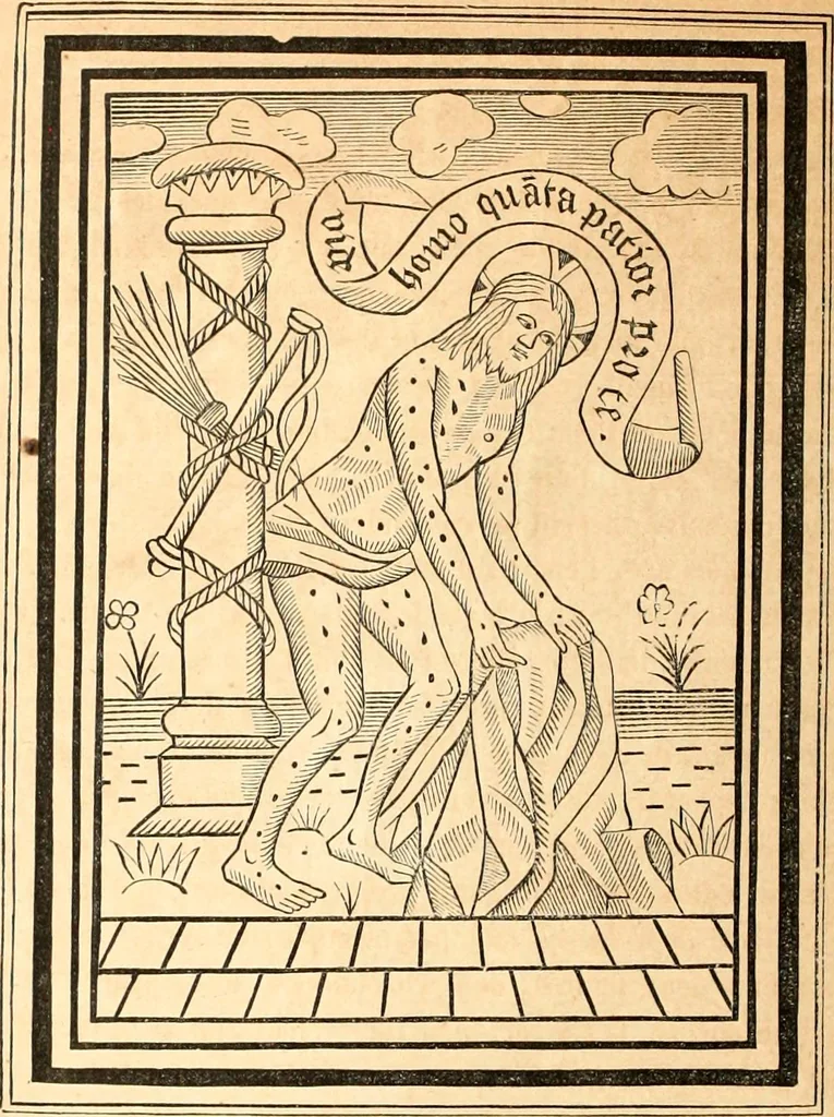 An illustration from Histoire de l'orfévrerie-joaillerie et des anciennes communautés et confréries d'orfévres-joailliers de la France et de la Belgique, 1850, leaf 365