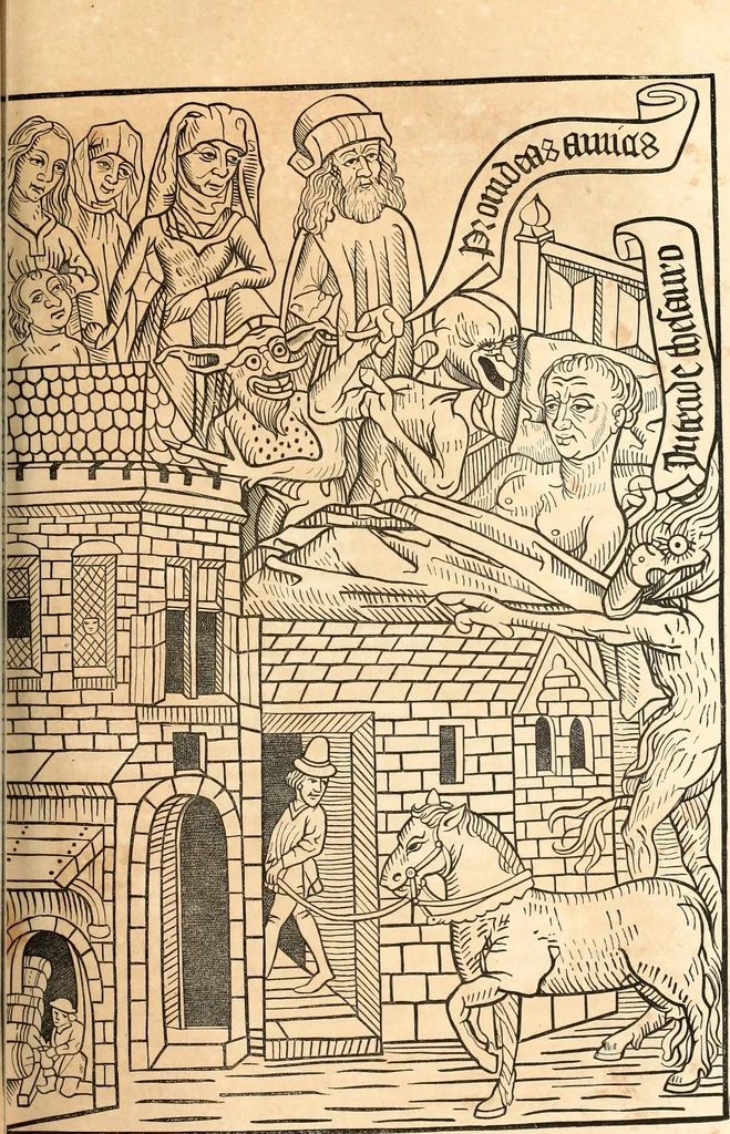 An illustration from Histoire de l'orfévrerie-joaillerie et des anciennes communautés et confréries d'orfévres-joailliers de la France et de la Belgique, 1850, leaf 374