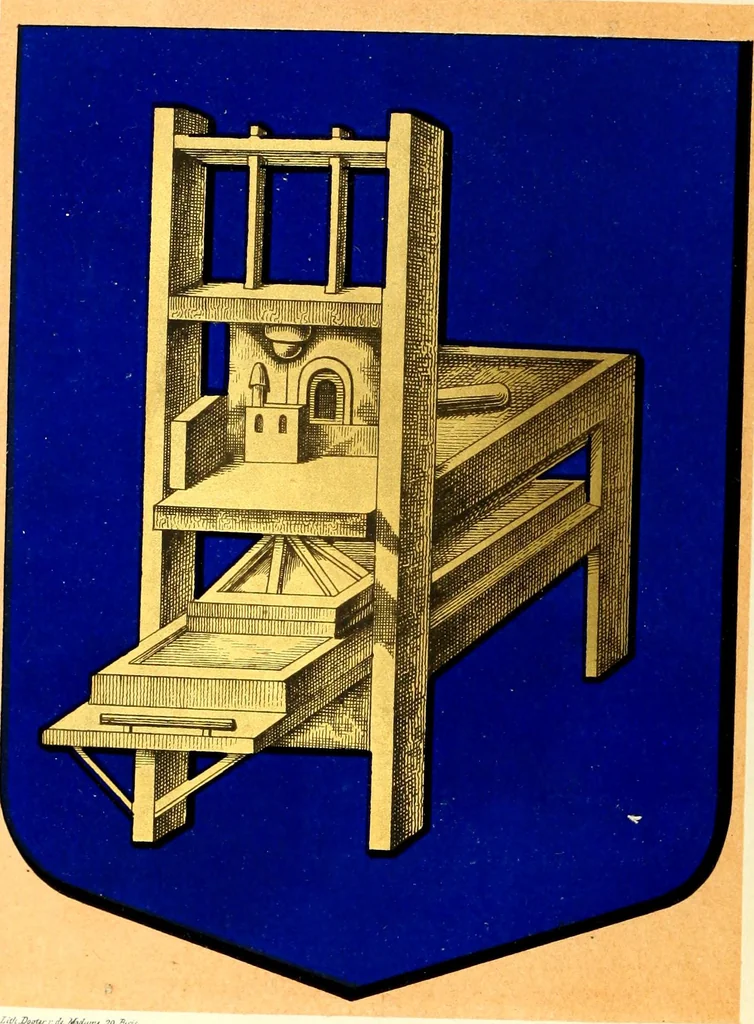 An illustration from Histoire de l'orfévrerie-joaillerie et des anciennes communautés et confréries d'orfévres-joailliers de la France et de la Belgique, 1850, leaf 379