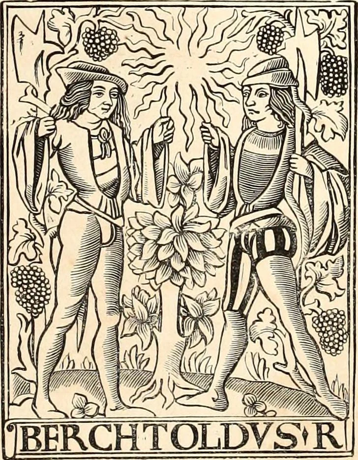 An illustration from Histoire de l'orfévrerie-joaillerie et des anciennes communautés et confréries d'orfévres-joailliers de la France et de la Belgique, 1850, leaf 394