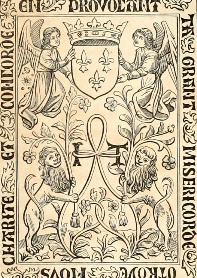 An illustration from Histoire de l'orfévrerie-joaillerie et des anciennes communautés et confréries d'orfévres-joailliers de la France et de la Belgique, 1850, leaf 400