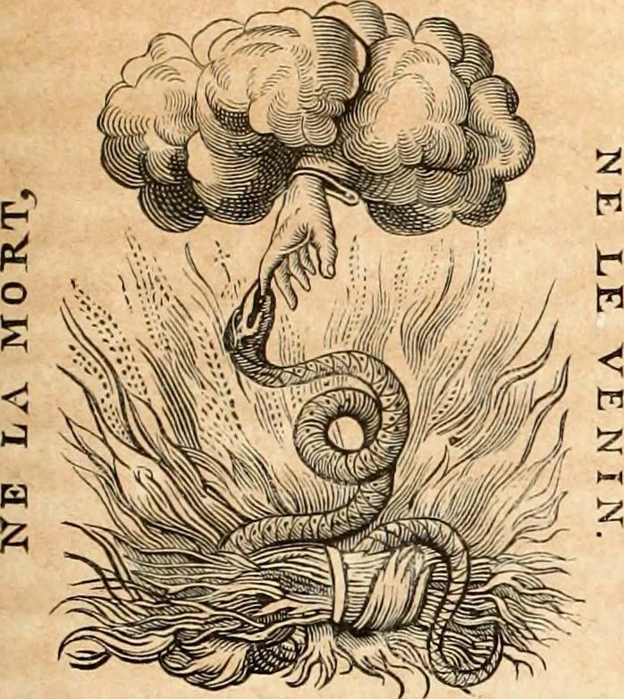 An illustration from Histoire de l'orfévrerie-joaillerie et des anciennes communautés et confréries d'orfévres-joailliers de la France et de la Belgique, 1850, leaf 406