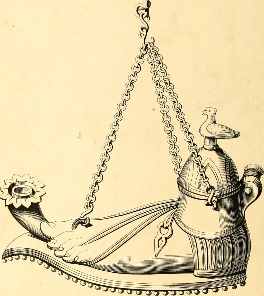An illustration from Histoire de l'orfévrerie-joaillerie et des anciennes communautés et confréries d'orfévres-joailliers de la France et de la Belgique, 1850, leaf 509