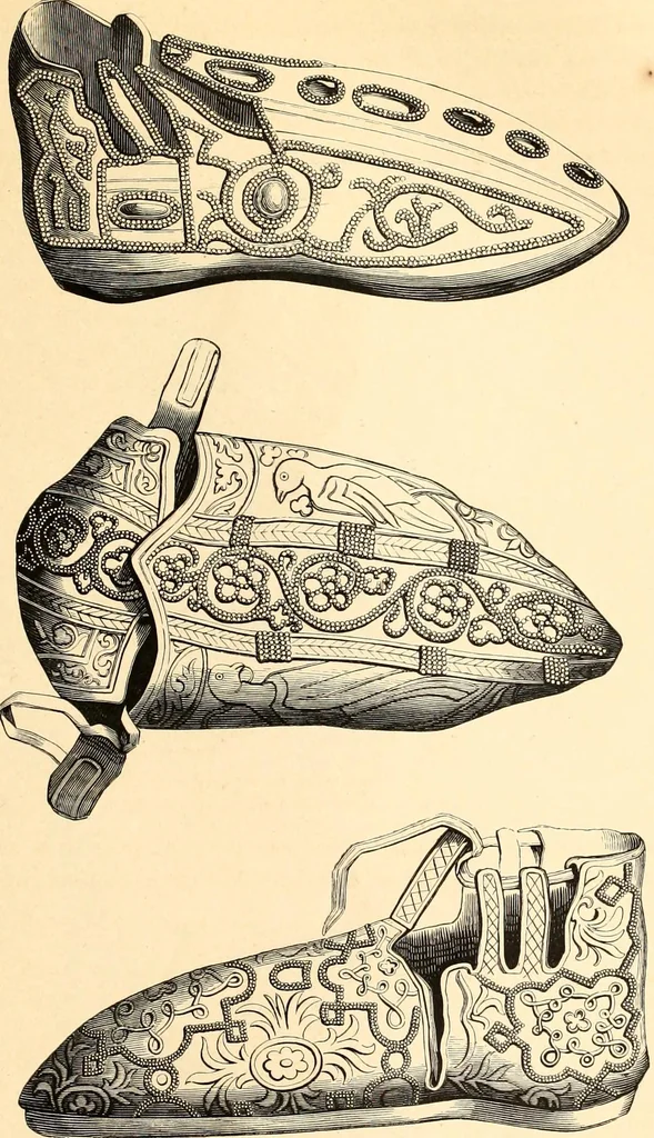 An illustration from Histoire de l'orfévrerie-joaillerie et des anciennes communautés et confréries d'orfévres-joailliers de la France et de la Belgique, 1850, leaf 516