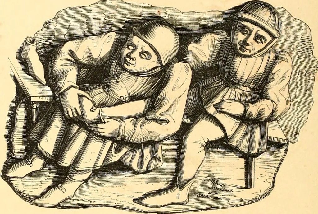 An illustration from Histoire de l'orfévrerie-joaillerie et des anciennes communautés et confréries d'orfévres-joailliers de la France et de la Belgique, 1850, leaf 533