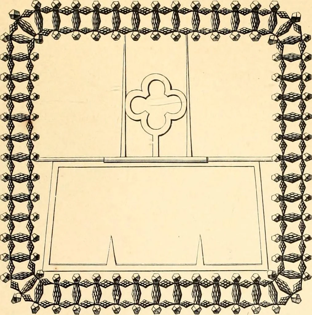 An illustration from Histoire de l'orfévrerie-joaillerie et des anciennes communautés et confréries d'orfévres-joailliers de la France et de la Belgique, 1850, leaf 586