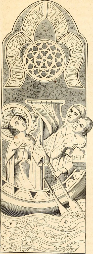 An illustration from Histoire de l'orfévrerie-joaillerie et des anciennes communautés et confréries d'orfévres-joailliers de la France et de la Belgique, 1850, leaf 64