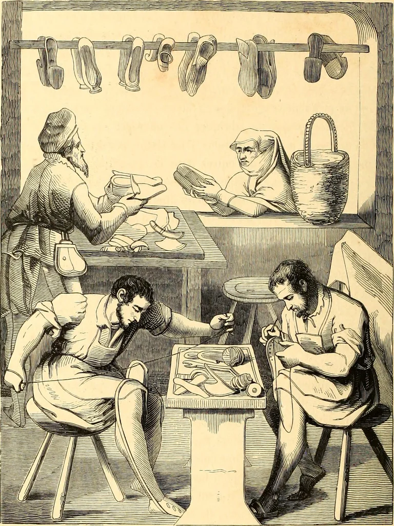 An illustration from Histoire de l'orfévrerie-joaillerie et des anciennes communautés et confréries d'orfévres-joailliers de la France et de la Belgique, 1850, leaf 663