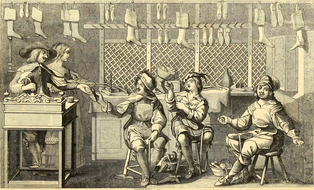 An illustration from Histoire de l'orfévrerie-joaillerie et des anciennes communautés et confréries d'orfévres-joailliers de la France et de la Belgique, 1850, leaf 669