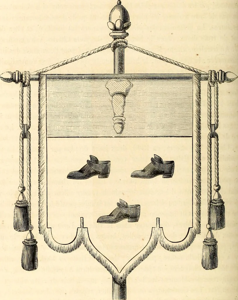 An illustration from Histoire de l'orfévrerie-joaillerie et des anciennes communautés et confréries d'orfévres-joailliers de la France et de la Belgique, 1850, leaf 691