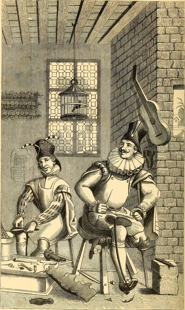 An illustration from Histoire de l'orfévrerie-joaillerie et des anciennes communautés et confréries d'orfévres-joailliers de la France et de la Belgique, 1850, leaf 755