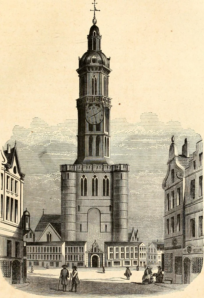 An illustration from Histoire de l'orfévrerie-joaillerie et des anciennes communautés et confréries d'orfévres-joailliers de la France et de la Belgique, 1850, leaf 84