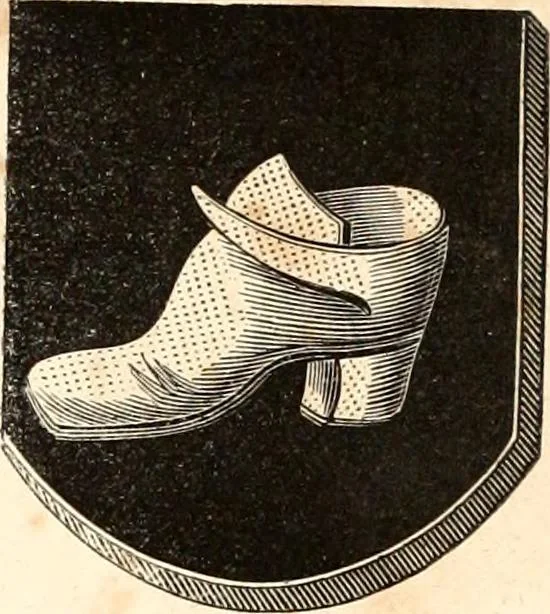 An illustration from Histoire de l'orfévrerie-joaillerie et des anciennes communautés et confréries d'orfévres-joailliers de la France et de la Belgique, 1850, leaf 866