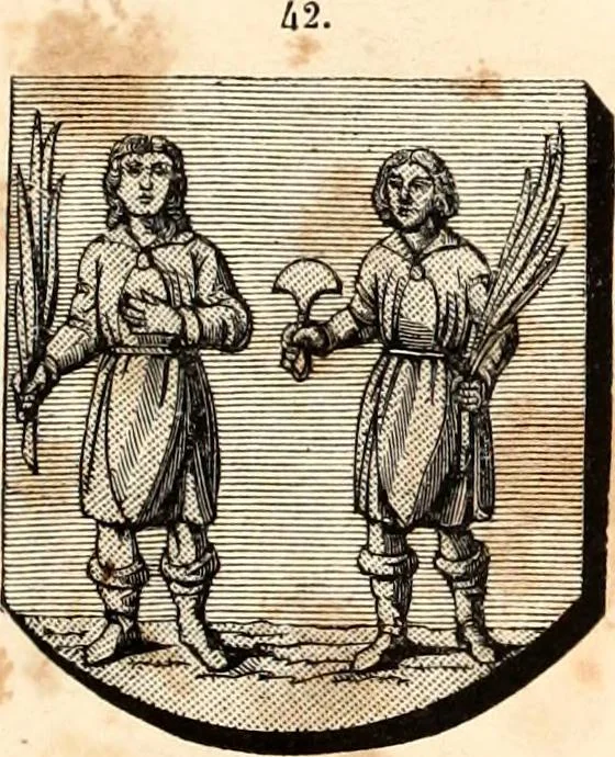 An illustration from Histoire de l'orfévrerie-joaillerie et des anciennes communautés et confréries d'orfévres-joailliers de la France et de la Belgique, 1850, leaf 872