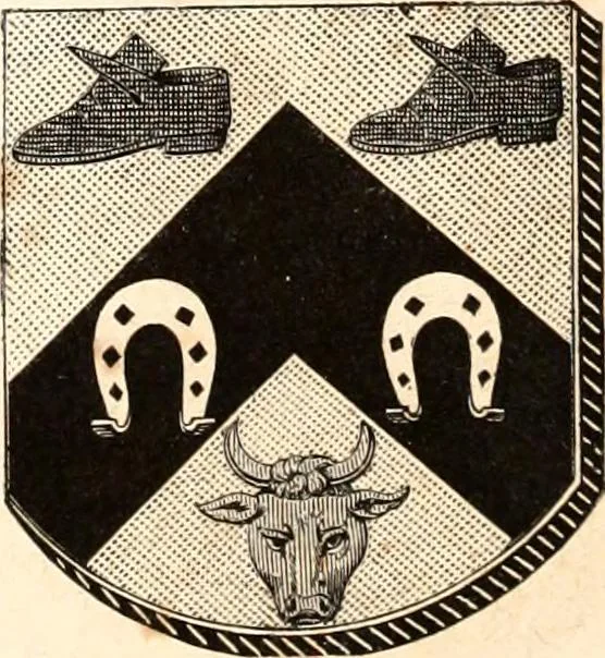 An illustration from Histoire de l'orfévrerie-joaillerie et des anciennes communautés et confréries d'orfévres-joailliers de la France et de la Belgique, 1850, leaf 878