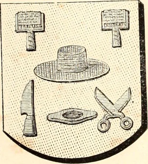 An illustration from Histoire de l'orfévrerie-joaillerie et des anciennes communautés et confréries d'orfévres-joailliers de la France et de la Belgique, 1850, leaf 882