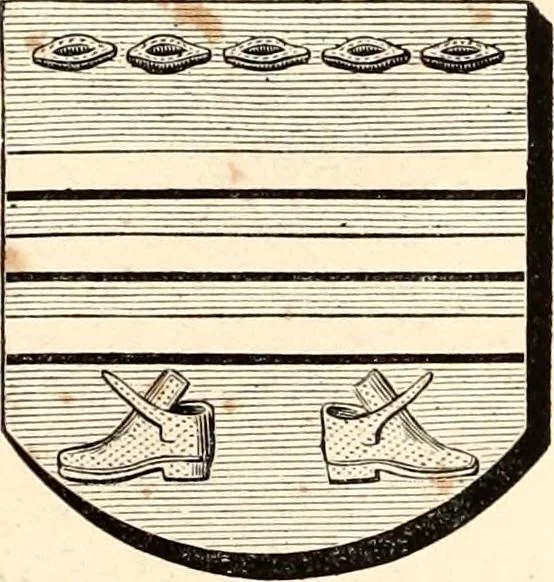 An illustration from Histoire de l'orfévrerie-joaillerie et des anciennes communautés et confréries d'orfévres-joailliers de la France et de la Belgique, 1850, leaf 884