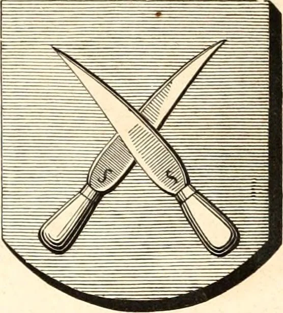 An illustration from Histoire de l'orfévrerie-joaillerie et des anciennes communautés et confréries d'orfévres-joailliers de la France et de la Belgique, 1850, leaf 890