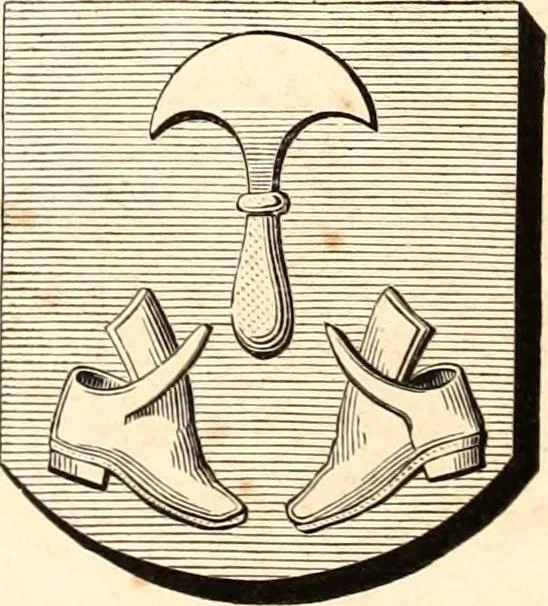 An illustration from Histoire de l'orfévrerie-joaillerie et des anciennes communautés et confréries d'orfévres-joailliers de la France et de la Belgique, 1850, leaf 890