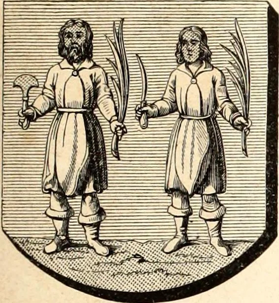 An illustration from Histoire de l'orfévrerie-joaillerie et des anciennes communautés et confréries d'orfévres-joailliers de la France et de la Belgique, 1850, leaf 896