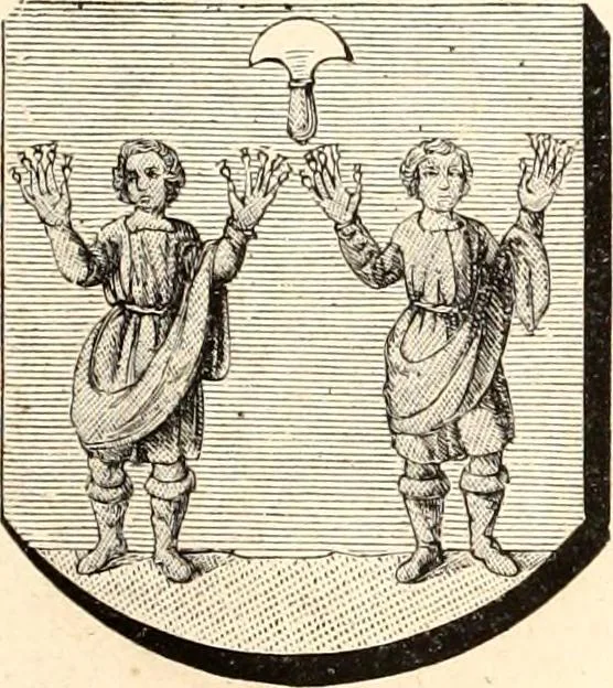 An illustration from Histoire de l'orfévrerie-joaillerie et des anciennes communautés et confréries d'orfévres-joailliers de la France et de la Belgique, 1850, leaf 904