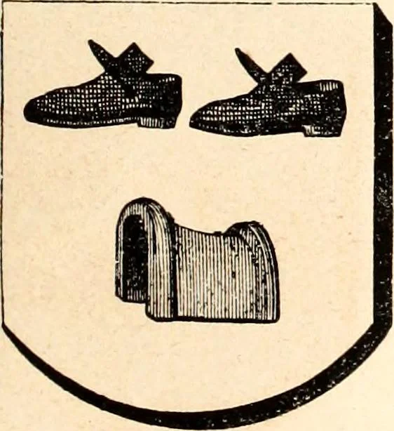 An illustration from Histoire de l'orfévrerie-joaillerie et des anciennes communautés et confréries d'orfévres-joailliers de la France et de la Belgique, 1850, leaf 914