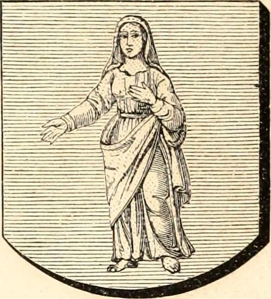 An illustration from Histoire de l'orfévrerie-joaillerie et des anciennes communautés et confréries d'orfévres-joailliers de la France et de la Belgique, 1850, leaf 918